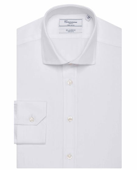 Camicia classic bianca francese_0