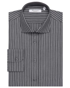 Striped poplin shirt francese
