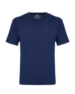 T-shirt basica blu scuro