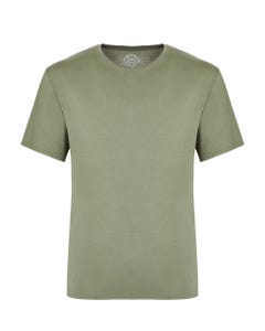 T-shirt basica verde militare