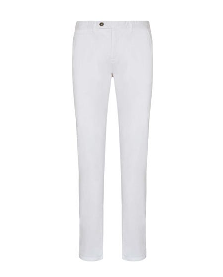Pantalone chino white_0